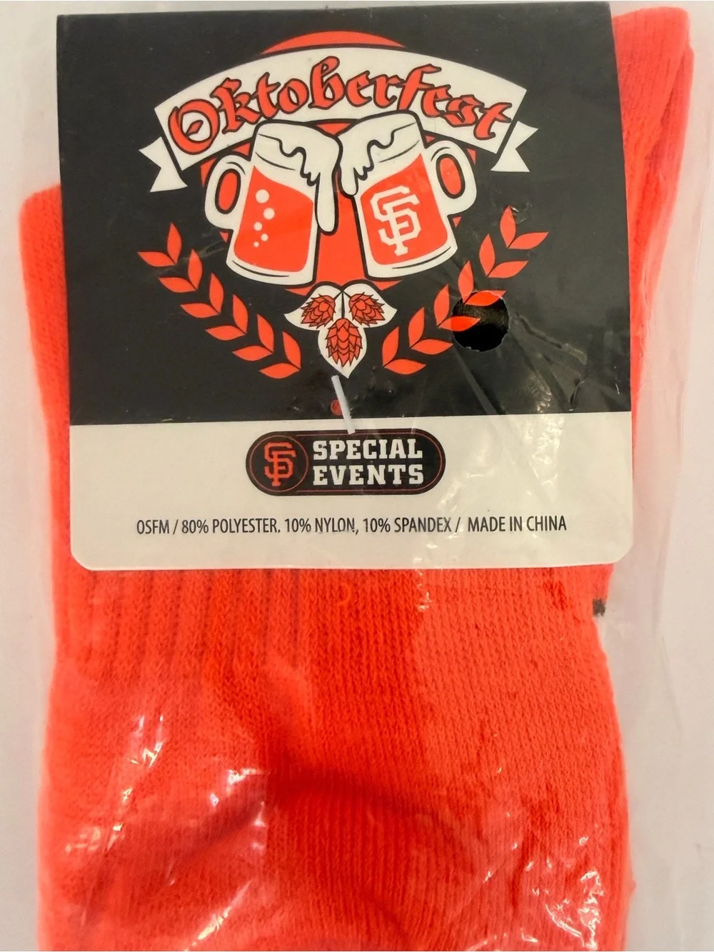 San Fransisco Giants Octoberfest Socks🧦
